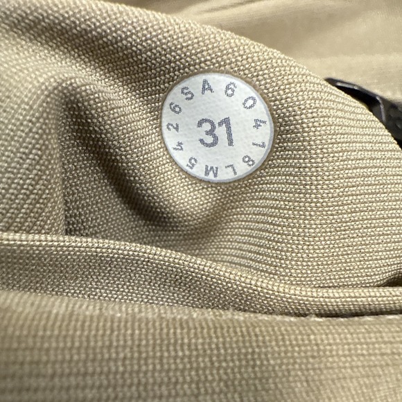 PANTS GOLF Lululemon ABC 5-Pocket Men 31 X 30 TAN Classic Fit Technical LM5426S - Picture 7 of 9